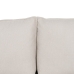 Sofa Beige Polyester Lin 210 x 93 x 95 cm