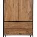 Armadio LENNOX Nero Naturale 90 x 45 x 190 cm