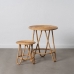 Set of 2 tables Beige 60 x 60 x 39 cm (2 osaa)