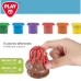 Plasticine Spel PlayGo Dinosaurussen (6 Stuks)