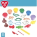 Plasticine Spel PlayGo Dinosaurussen (6 Stuks)