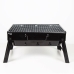 Barbecue Portatile Aktive Rettangolare Nero Acciaio 40 x 20 x 28 cm