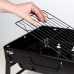 Barbecue Portatile Aktive Rettangolare Nero Acciaio 40 x 20 x 28 cm