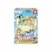 Set van 2 Puzzels Bluey Hout 50 Onderdelen