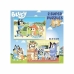 Sada 2 puzzle Bluey Dřevo 50 Kusy