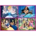 4 galvosūkių rinkinys Disney Princess Educa 17637 380 Dalys