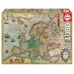 Puzzle Educa 1000 Kusy Mapa