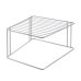 Kitchen Cupboard Organiser Metaltex Boxe 2 Shelves Metal (25 x 25 x 15 cm)