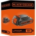 Презареждаща се литиева батерия Black & Decker BL2018 18 V Litio Ion 2 Ah