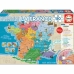 Puzzle pentru Copii Educa Departments and Regions of France 150 Piese Hartă