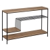 Shelves Brown Black Wood Iron 110 x 28,5 x 76 cm