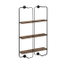 Shelves Brown Black Iron 47,5 x 13 x 89 cm