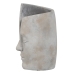 Blumenvase Grau Zement Gesicht 21 x 18 x 32,5 cm