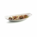 Serveringsfat Quid Gastro Keramikk Hvit (39,5 x 19 x 8 cm) (4 enheter)