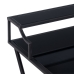 Mesa de Cabeceira Preto Cristal Ferro 45 x 35 x 65 cm