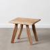 Petite Table d'Appoint Naturel Fer Bois d'acacia 50 x 50 x 46 cm