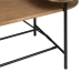 Centre Table Golden Wood Iron 116 x 76 x 64 cm