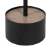 Centre Table Black Natural 50 x 50 x 45 cm