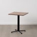 Table Black Natural MDF Wood 60 x 60 x 75 cm