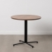 Table Noir Naturel Bois MDF 80 x 80 x 75 cm