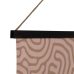 Dekoracja ścienna Tkanina obiciowa Włókno konopne Drewno świerkowe Materiał 125 x 1,7 x 160 cm