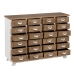 Kommode Hvid Beige Jern Gran 120,5 x 35 x 88 cm