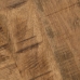 Deska stolu Béžový mangové dřevo 80 x 80 x 3 cm Kulatý Nepravidelný