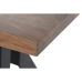 Middagsbord DKD Home Decor Naturell Svart Metall 180 x 90 x 75 cm