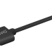 Kabel USB do Micro USB i USB C Savio CL-128 Czarny 1 m