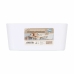 Multi-purpose basket Confortime White 24 x 16,5 x 10 cm (24 Units)