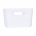 Cesta Multiusos Confortime Blanco 24 x 16,5 x 10 cm (24 Unidades)