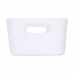 Multi-purpose basket Dem White 19 x 13,5 x 8 cm (24 Units)