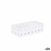 Caixa de Armazenagem com Tampa Confortime Branco 14 x 7 x 4,3 cm (24 Unidades)