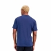 Camisola de Manga Curta Homem New Balance Essentials Stacked Logo Azul
