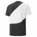 Camisola de Manga Curta Homem Puma Powert Branco Preto