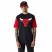 Футболка с коротким рукавом мужская New Era NBA Colour Insert Chicago Bulls Чёрный