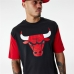 Camisola de Manga Curta Homem New Era NBA Colour Insert Chicago Bulls Preto