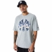 Kortærmet T-shirt til Mænd New Era MLB Arch Graphic New York Yankees Lysegrå