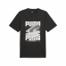 Kortærmet T-shirt til Mænd Puma Graphiccs Sneaker Sort