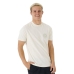 Vyriški marškinėliai su trumpomis rankovėmis Rip Curl Stapler Balta