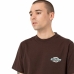 Herren Kurzarm-T-Shirt Dickies Ss Ruston Braun