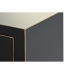 Konsola DKD Home Decor Biały Czarny Złoty Metal Jodła Drewno MDF 63 x 28 x 83 cm