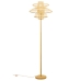 Golvlampa DKD Home Decor Polyester Bambu (50 x 50 x 168 cm)