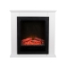 Camino Elettrico Decorativo da Parete Classic Fire Geneva Nero/Bianco 1800 W 70 x 22 x 71 cm