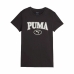 Kortærmet T-shirt til Kvinder Puma Squad Graphicc Sort