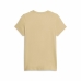 Damen Kurzarm-T-Shirt Puma Ess Logo Beige