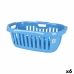 Laundry Basket Tontarelli Hipster Blue 50 L 66 x 44 x 25 cm (6 Units)