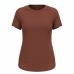 Lühikeste varrukatega T-särk, naiste Odlo Essential 365 Pruun