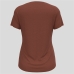 Women’s Short Sleeve T-Shirt Odlo Essential 365 Brown