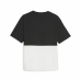 Γυναικεία Μπλούζα με Κοντό Μανίκι Puma Power Colorblock Λευκό Μαύρο